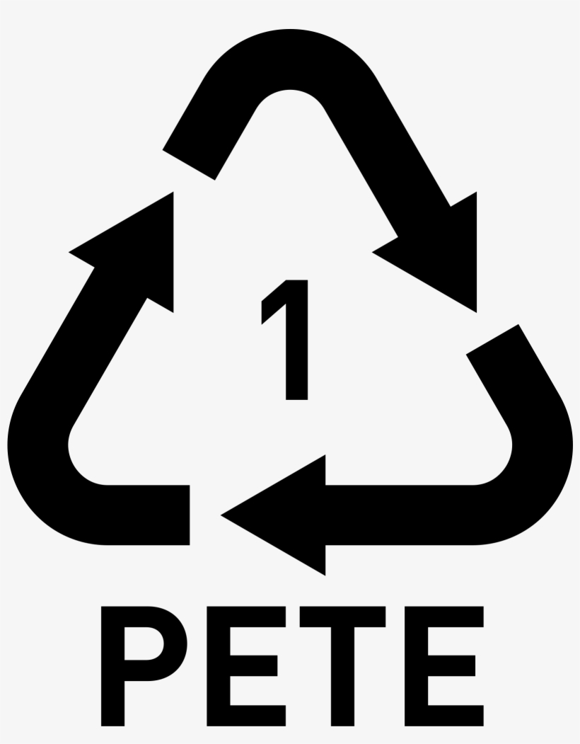 Pet Bottle Recycling Wikipedia - 1 Pete, transparent png download