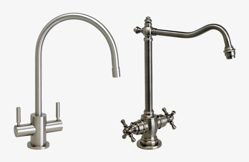 Waterstone Bar Sink Faucets - Waterstone 1400-hc-upb Parche Suite Unlacquered Polished, transparent png download