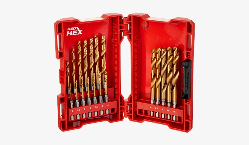 48894760 - - Milwaukee 48894760 Shockwave Hss-g Tin Red Hex Metal, transparent png download