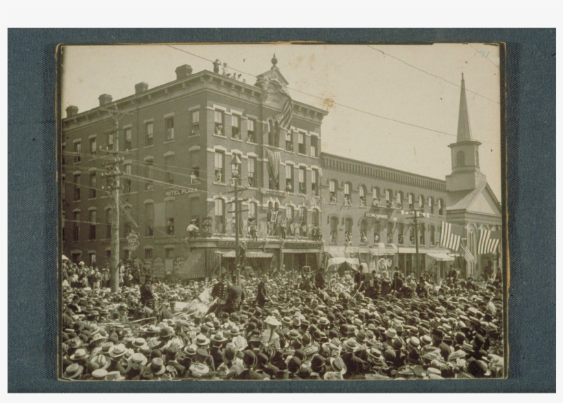 Teddy Roosevelt Visiting Willimantic, Ct In 1902 - Willimantic, transparent png download