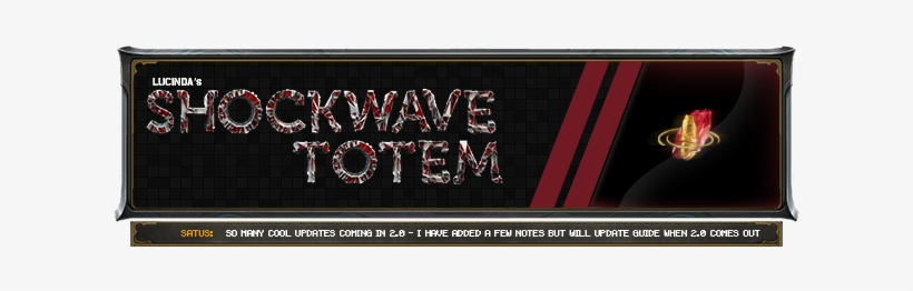 Welcome To My Variation Of A Shockwave Totem Build - Budget, transparent png download
