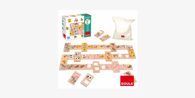 Goula - Farm Domino - Goula 50267 Wooden Dominoes Farm, transparent png download