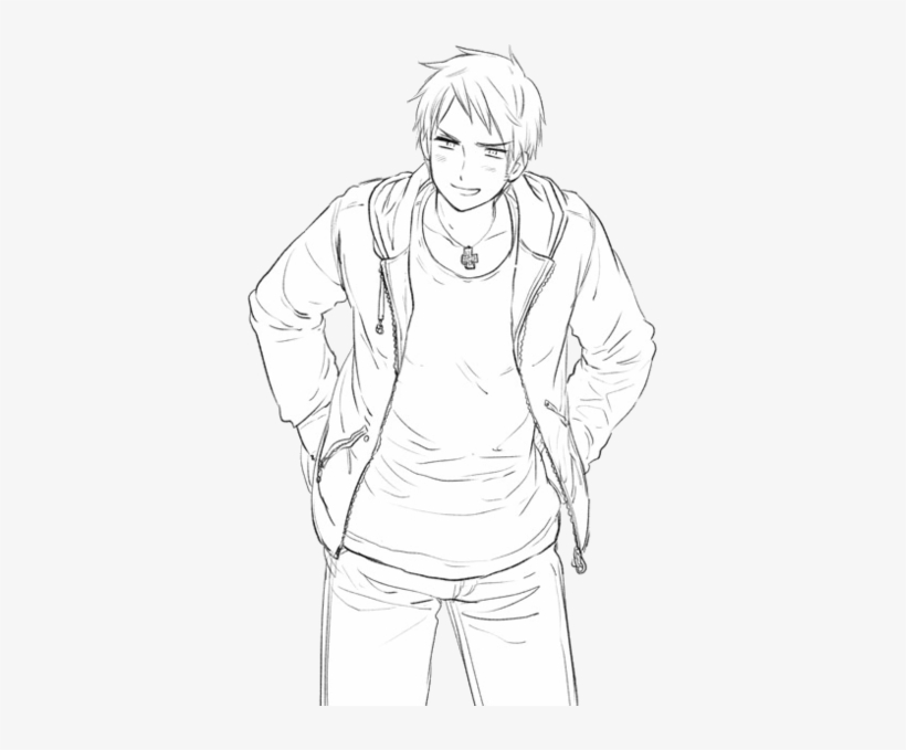 Gakuen Prussia Sketch - Prussia Hetalia, transparent png download