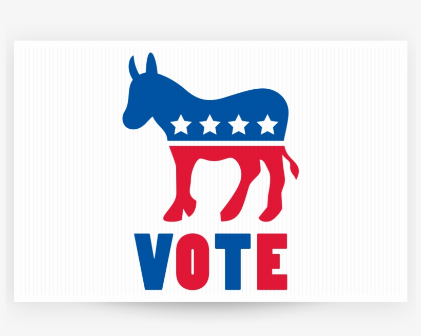 Vote Democrat - Democrat Donkey, transparent png download