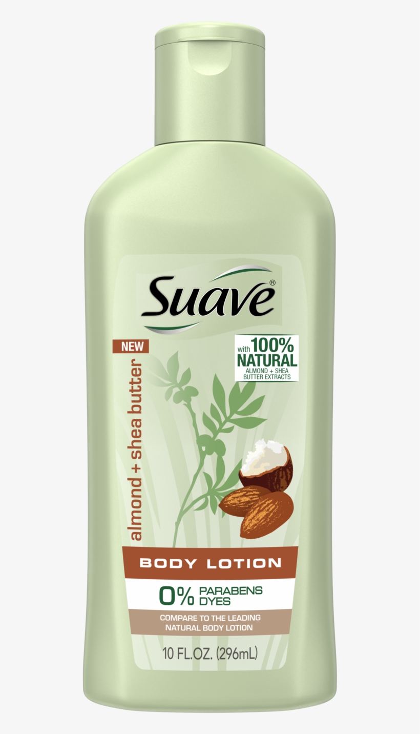 Almond Shea Butter Body Lotion 10oz - Suave Body Lotion Almond And Shea Butter - 18oz, transparent png download