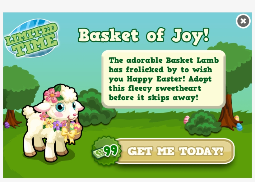 Basket Lamb Modal - Pet Delicia, transparent png download