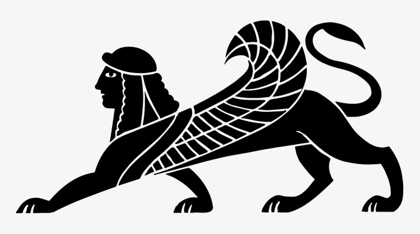 Medium Image - Sphinx Silhouette, transparent png download