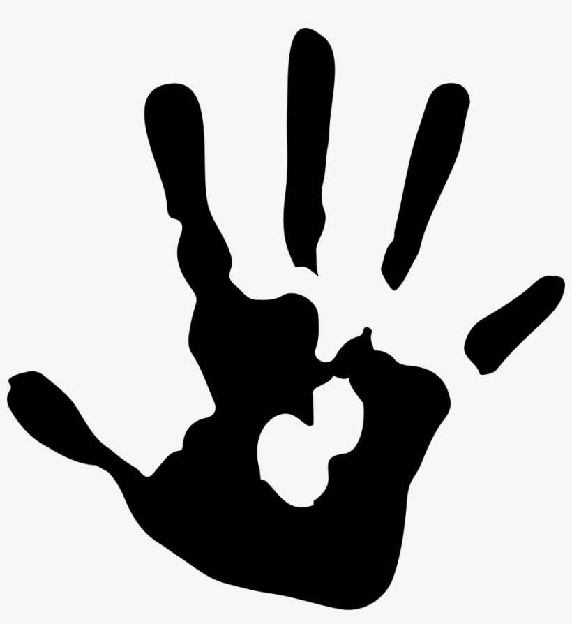 Criminal Hand Print Silhouette Comments - Cheap Summer Women's T Shirt Short Sleeve Casual O, transparent png download