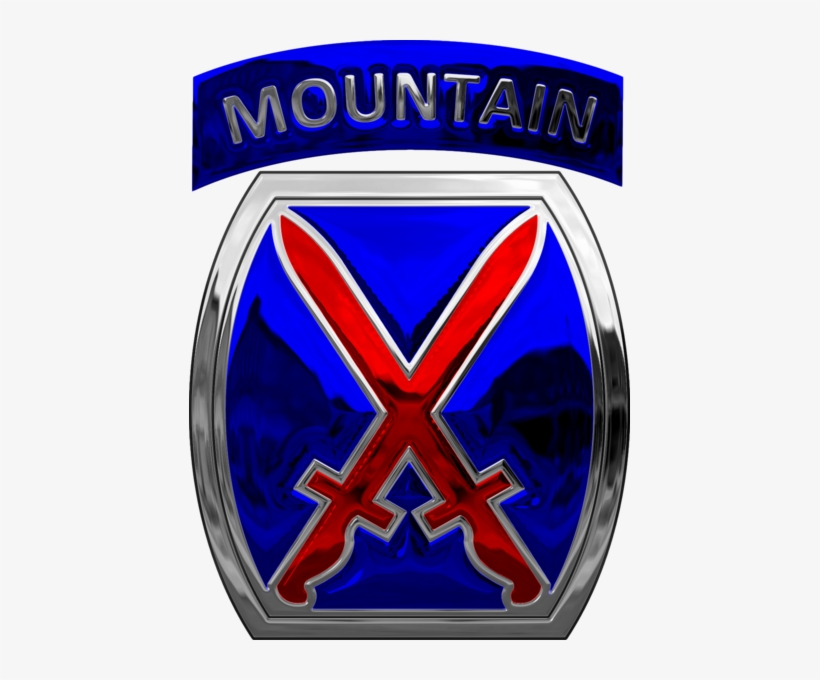 Share This Image - Tenth Mountain Division Patch, transparent png download