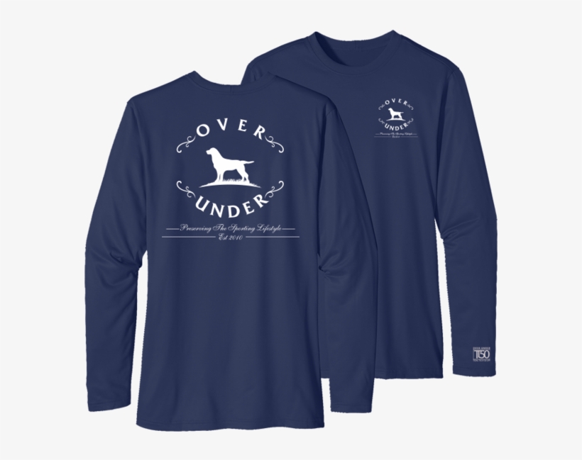 L/s Tidal Tech Original Logo Navy - Over Under Logo Golf Towel, transparent png download