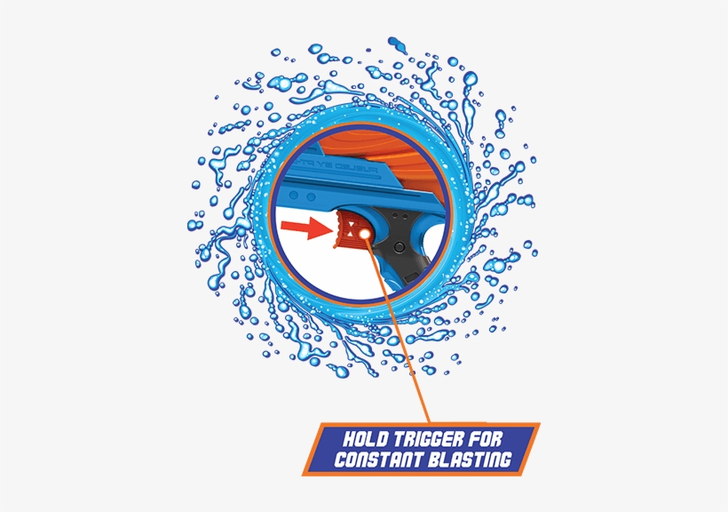 Tidal Storm Super Storm Pressurized Water Blaster - Water, transparent png download