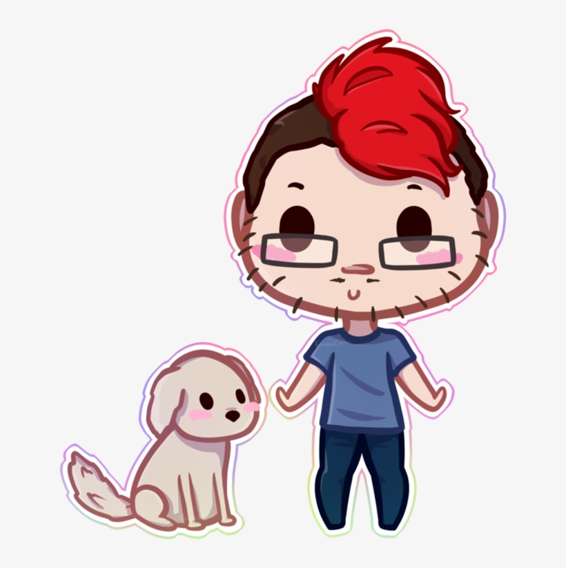 Jpg Download Mark And By Kawaiicallie On Deviantart - Sticker, transparent png download