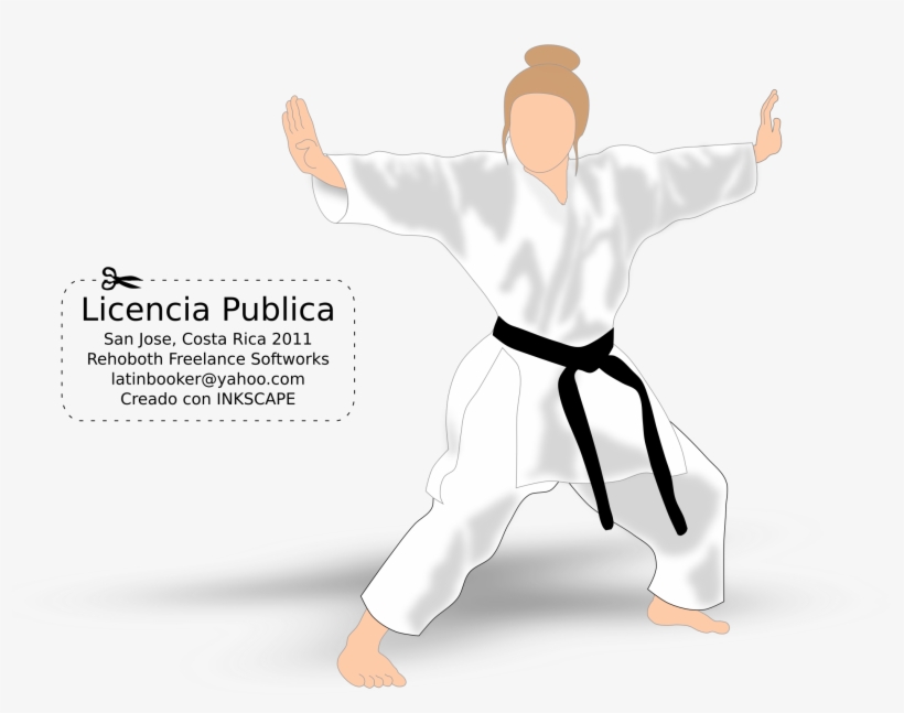 This Free Icons Png Design Of Chica Karateca, transparent png download