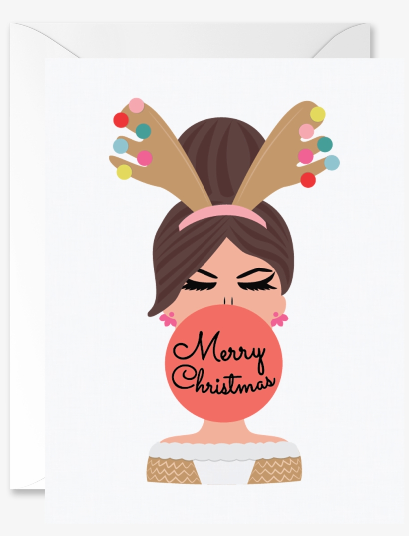 Hey Chica Merry Christmas Reindeer Outfit Sand Skin - Human Skin Color, transparent png download