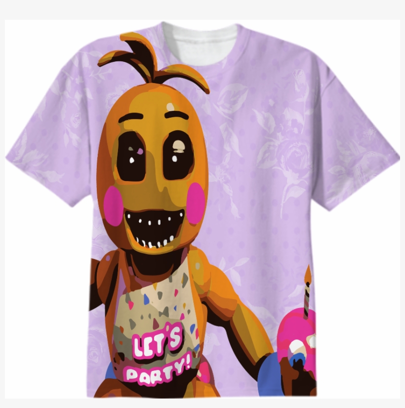 Shop Kawaii Toy Chica Cotton T Shirt By Hipster Chicken - Kawaii Toy Chica, transparent png download