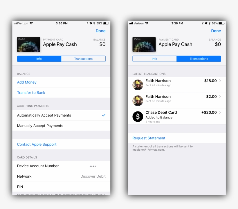 Any Place That Accepts Apple Pay You Can Pay Using - Apple Pay Cash Setup, transparent png download