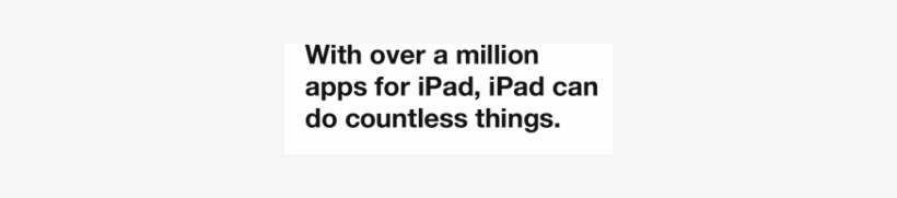 With Over A Million Apps For Ipad, Ipad Can Do Countless - Pulp And Paper Industry: Energy Conservation, transparent png download