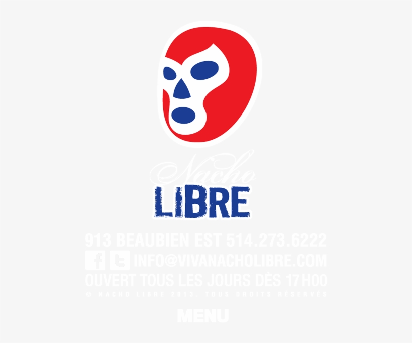 Nacho Libre Montréal - Poster, transparent png download