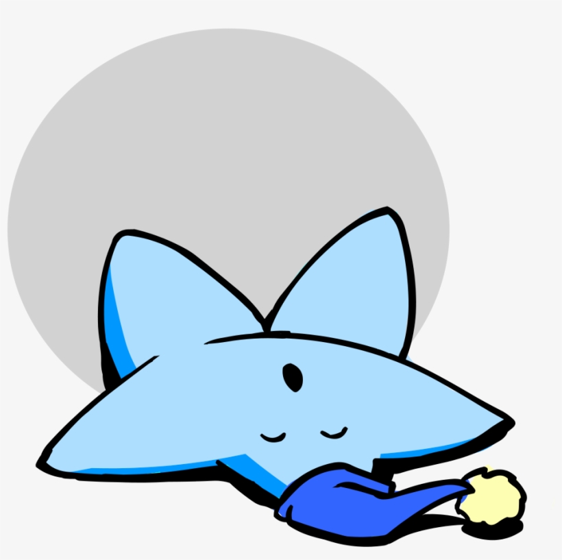 Lazy Sleeping Barnstar - Star Sleep, transparent png download
