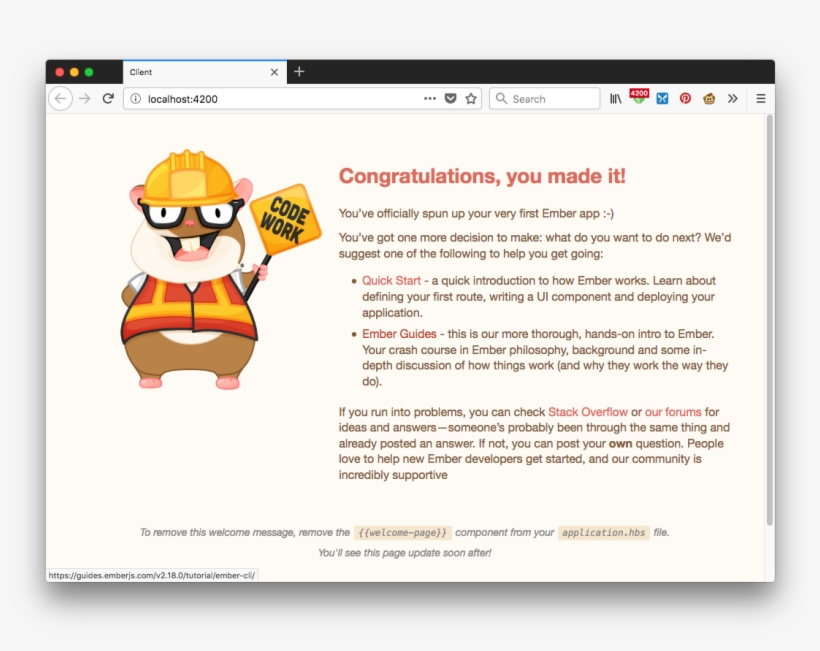 2018 03 01 Ember Boilerplate D0731392 - Ember.js, transparent png download