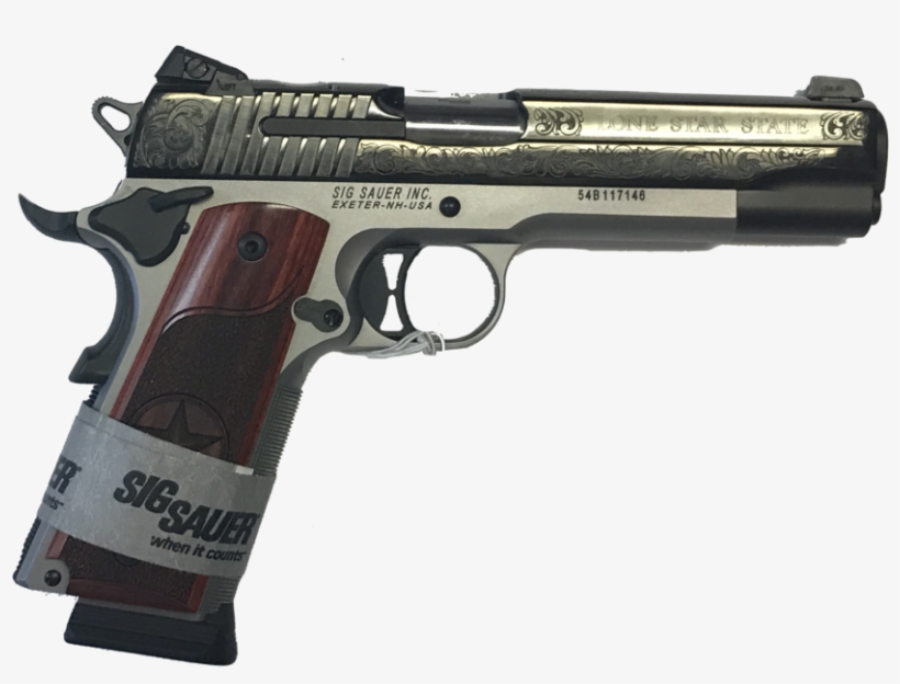 Sig Sauer Lone Star 1911, transparent png download