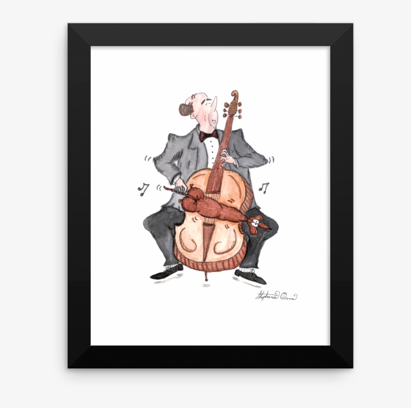 Wiener Dog Framed Art - Dachshund, transparent png download