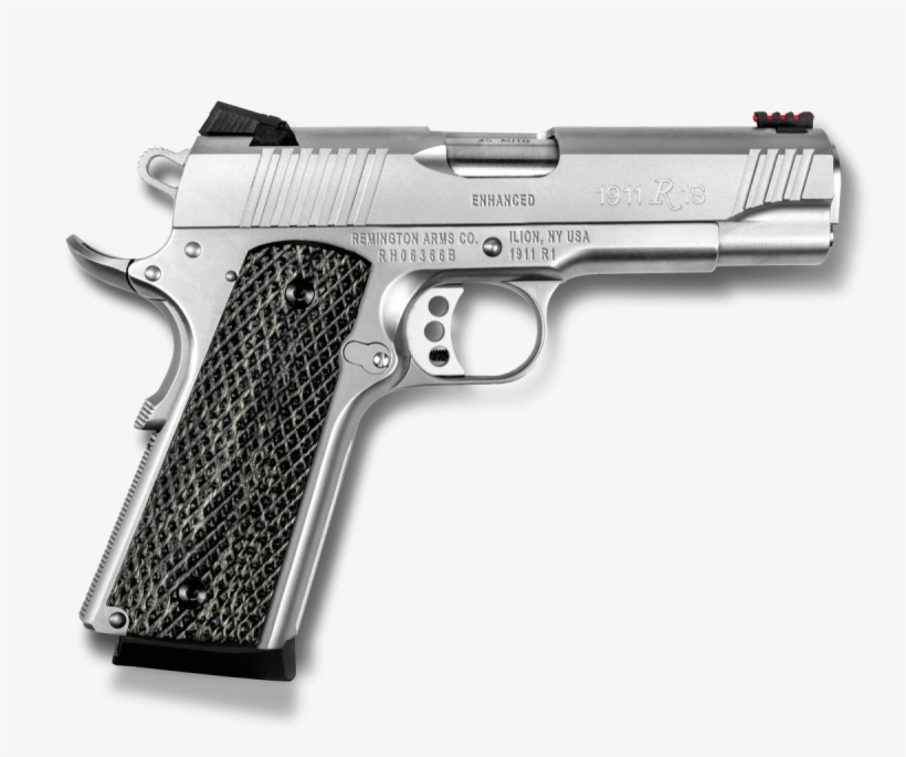 1911 R1 Stainless Enhanced Commander - Remington 1911 R1 Enhanced Commander, transparent png download
