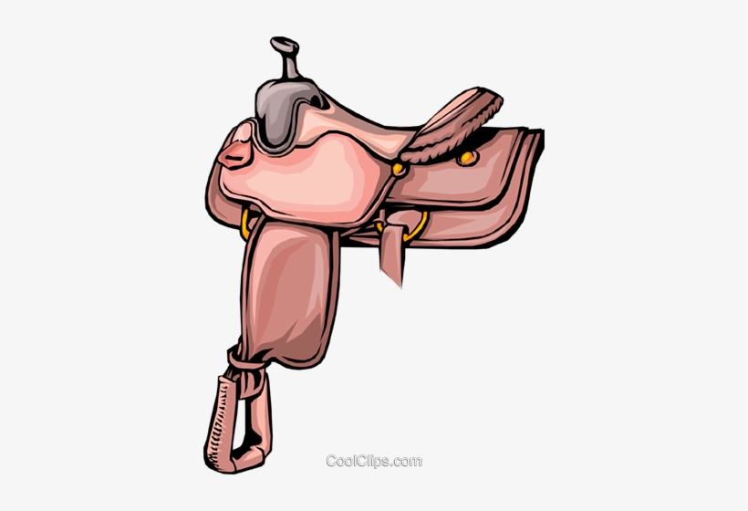 Horse Saddle Royalty Free Vector Clip Art Illustration - Saddle Clipart Png, transparent png download