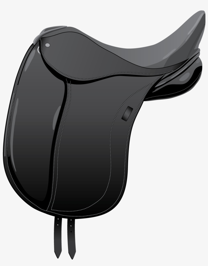 This Type Of Saddle Has A Forward Flap, Often With - White Horse Saddle Png, transparent png download