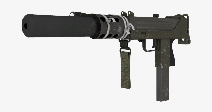 Smgw 2 - Silenced Uzi, transparent png download