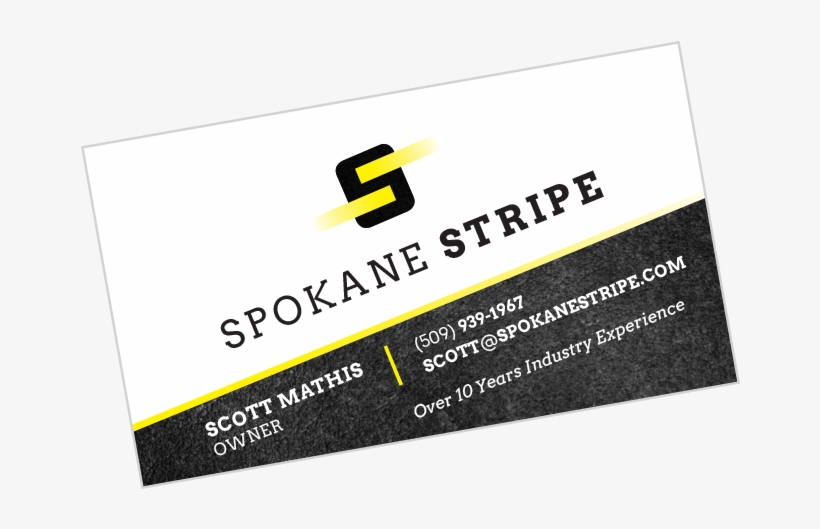 Spokane Stripe Card - Spokane Stripe, transparent png download