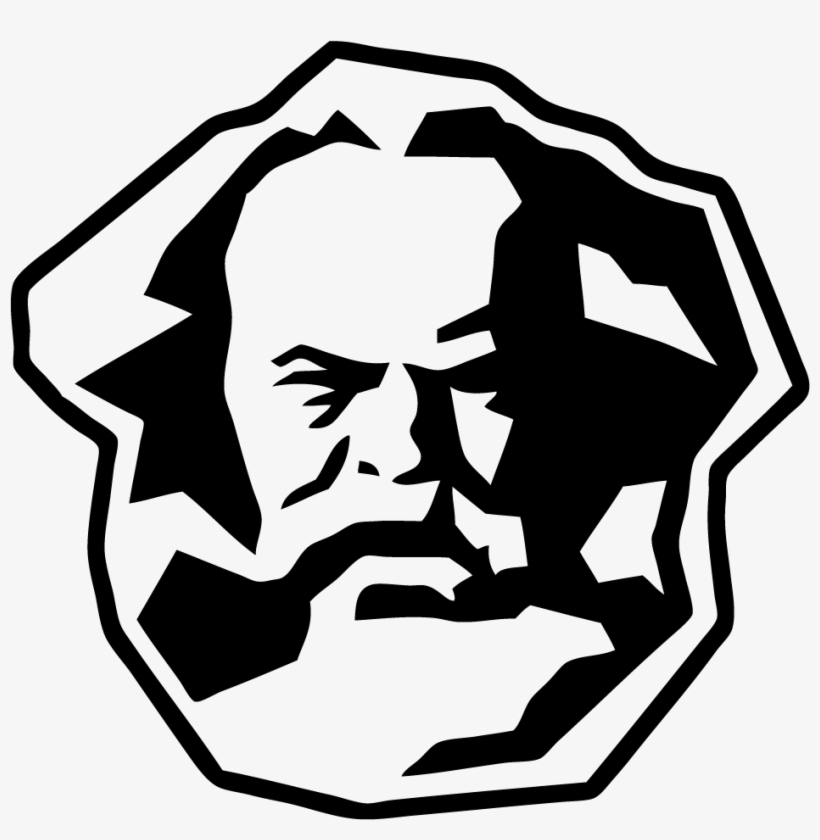 Marx Cut - Karl Marx Stencil, transparent png download