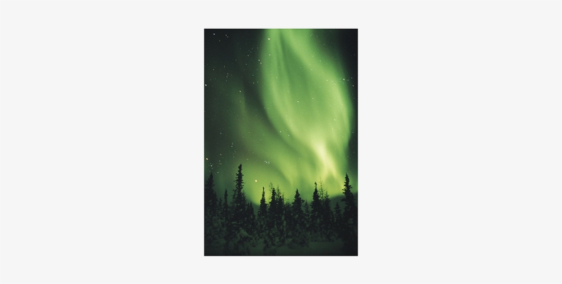 Aurora Borealis, Canada > National Geographic Art Store - Aurora Borealis Oil Painting, transparent png download