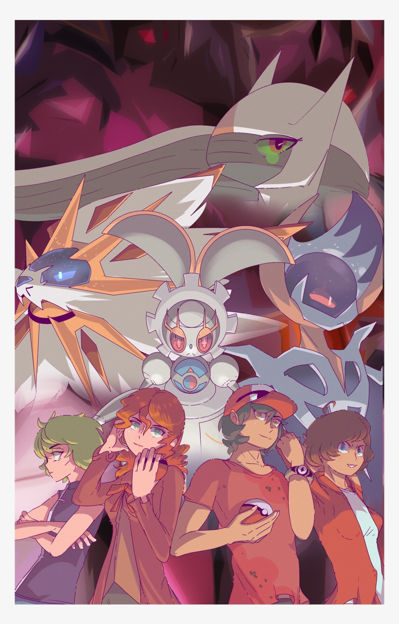 10 Mar - Comics Solgaleo X Lunala, transparent png download