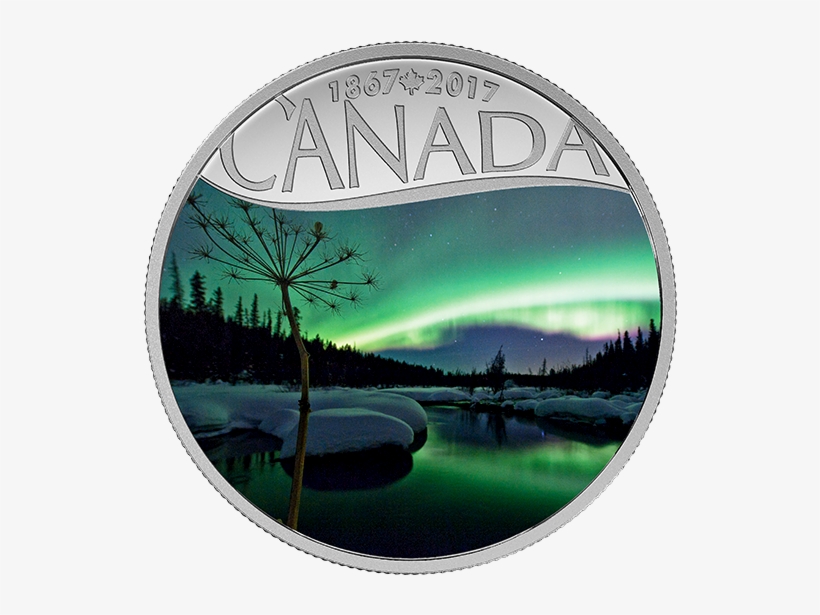 *aurora Borealis At Mcintyre Creek - Aurora Borealis Canada 2017, transparent png download