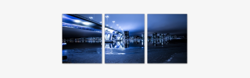 Blue Bridge - Skyline, transparent png download