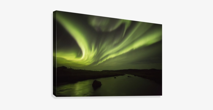Northern Lights, Or Aurora Borealis, Glowing Over A - Posterazzi Dpi12296412 Norther, transparent png download