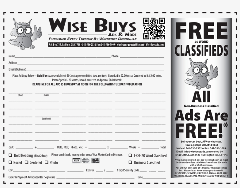 Wise Buys Ad Form - Advertising, transparent png download