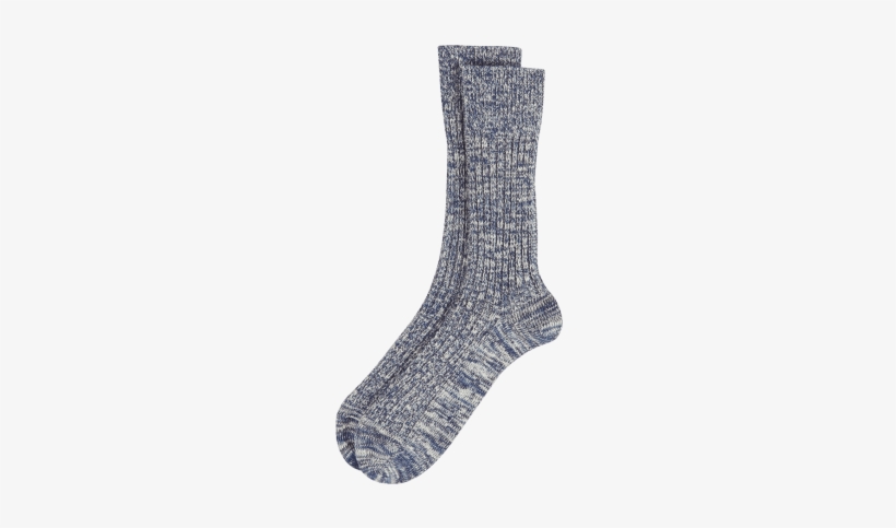 Heathered Socks - Sock, transparent png download