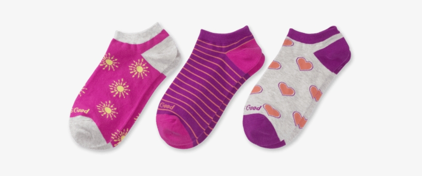 3-pack Women's Hearts & Suns Low Cut Socks - Woman, transparent png download