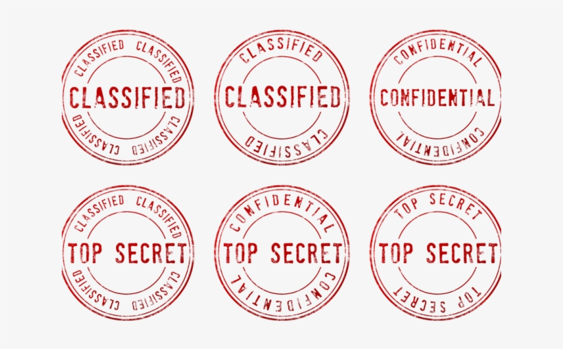 Classified Stamp Png Transparent Images - Shhh It's A Secret, transparent png download