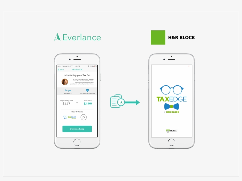 Simplify Your Taxes Announcing H&r Block And Everlance - Hr Block Coupon Printable 2011, transparent png download