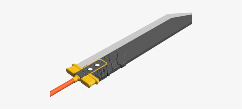 3d Model Final Fantasy Vii - Final Fantasy 7 Buster Sword, transparent png download