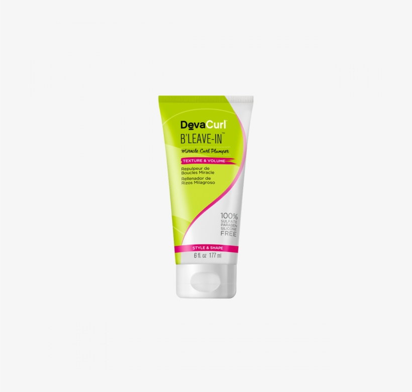 Devacurl B'leave-in Curl Boost 212502 By Devacurl - Devacurl B'leave-in (miracle Curl Plumper - Texture, transparent png download