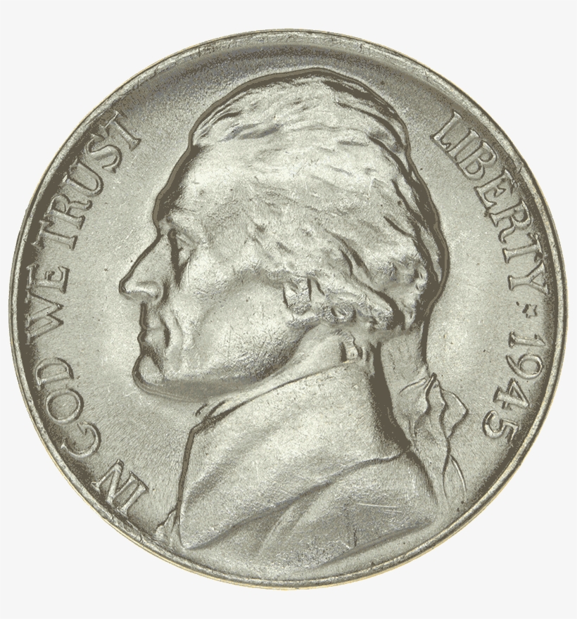 35% Silver Wartime Nickels - Wartime Nickels, transparent png download