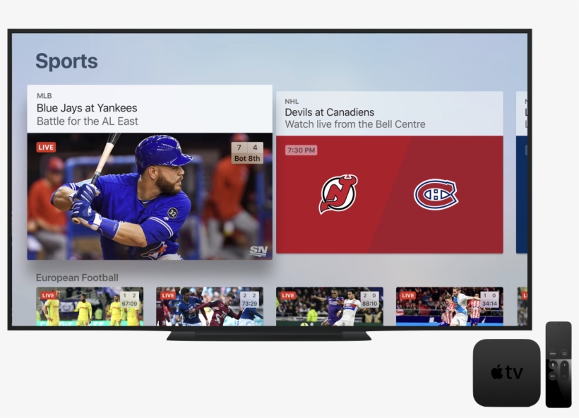 Sportsnet Now Is Available Through The Apple Tv App, transparent png download