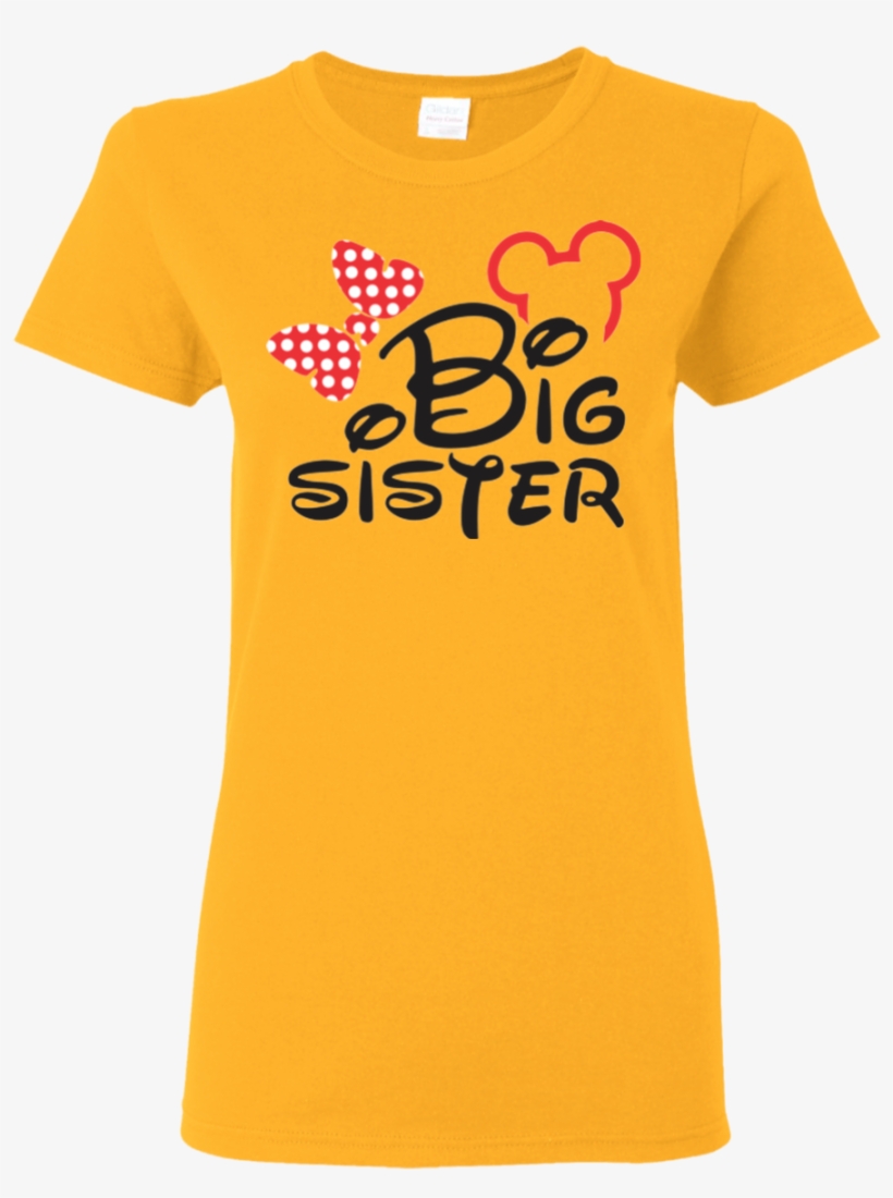 Big Sister Mickey For Light Colored T-shirt - Brazil T Shirt 2018, transparent png download