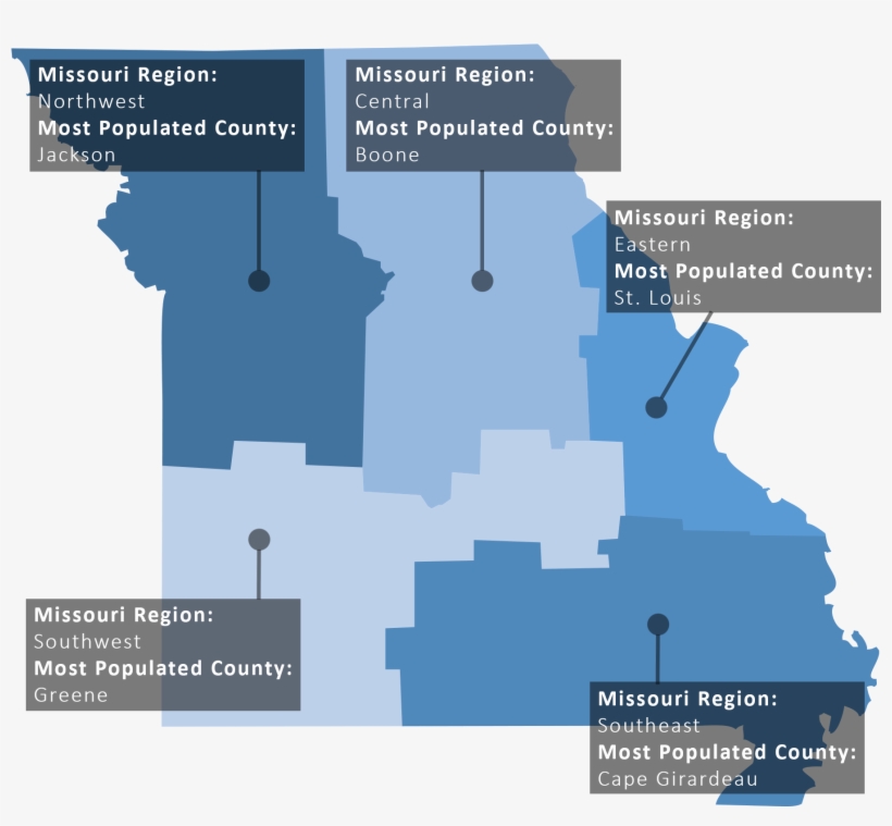 Download Mkc Missouri Regions Map Diagram HD Transparent PNG 