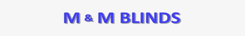 M And M Blinds Logo - Electric Blue, transparent png download
