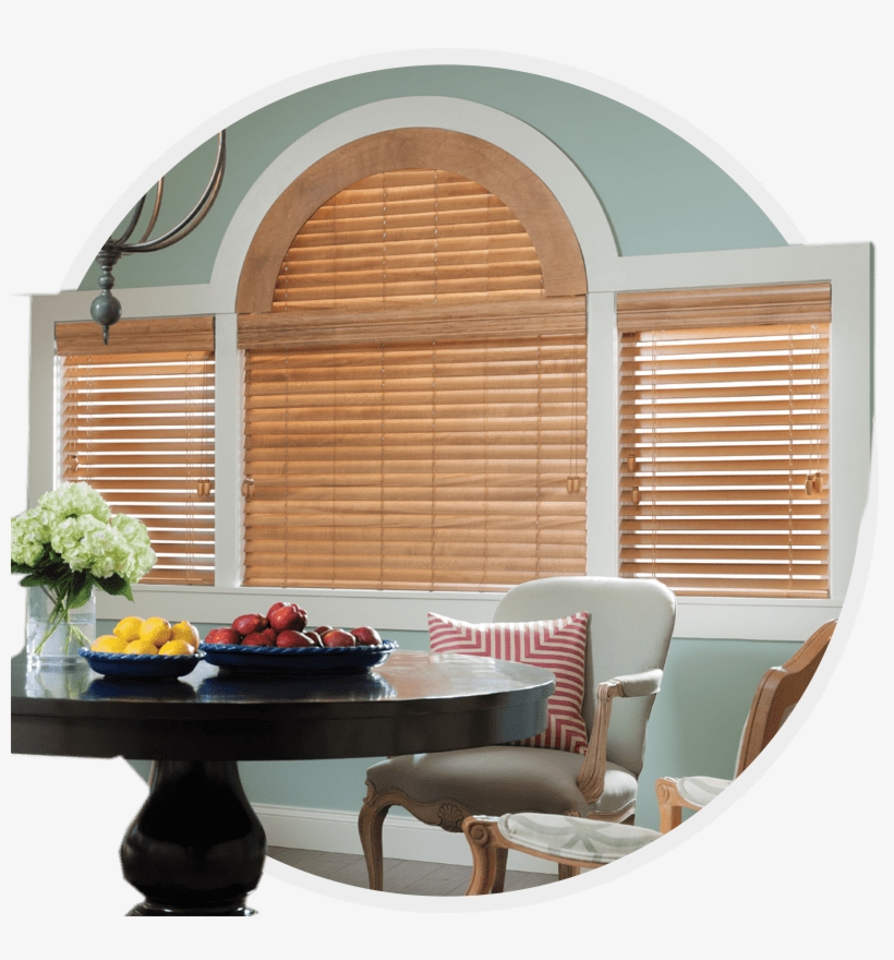 016 Wood And Faux Wood Blinds - Window Blind, transparent png download